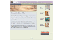 Tablet Screenshot of bleemer-chiropractic.com